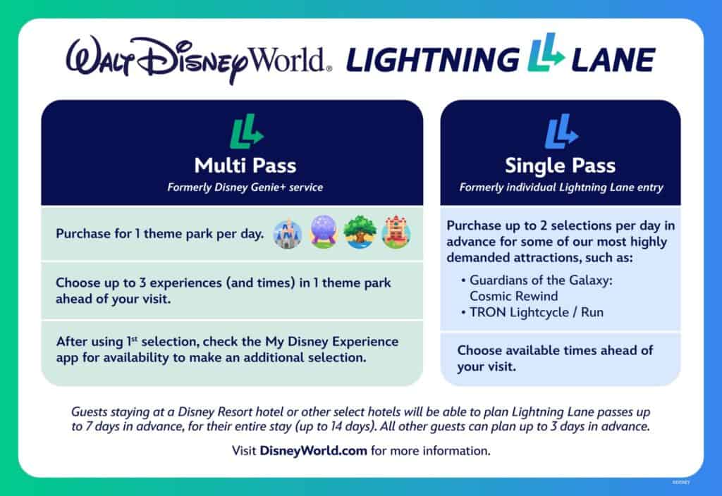 lighting lane multi pass and single pass