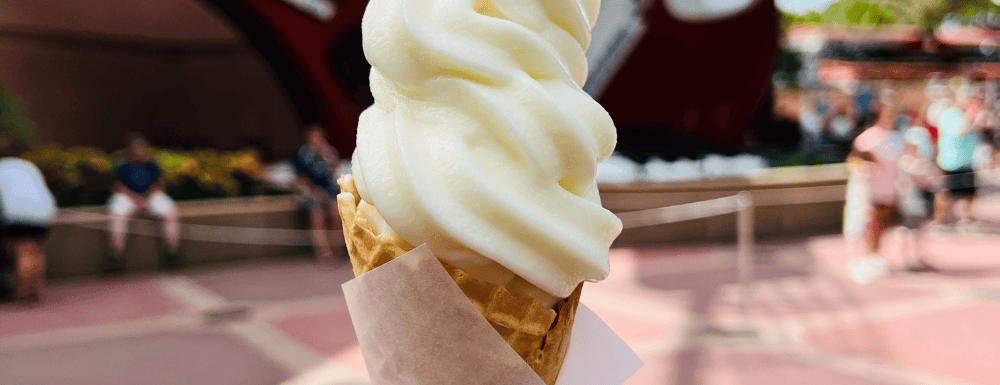 Soft Serve Ice Cream in hollywood studios